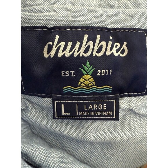 Chubbies Originals Mens Size Large L Pants Stretch Twill‎ Blue gray Chinos - Picture 2 of 14